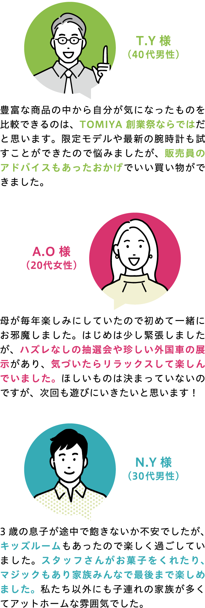 お客様の声1