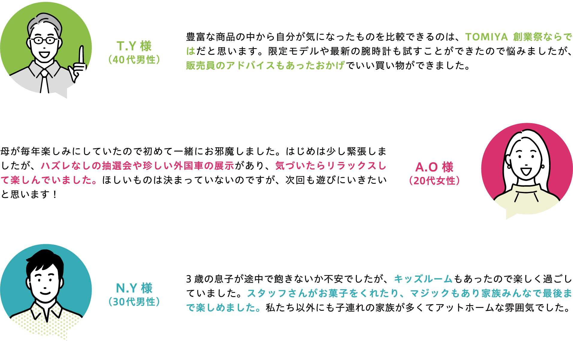 お客様の声1