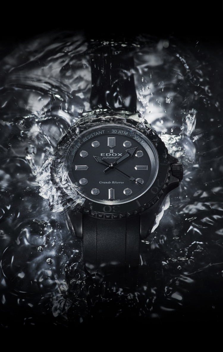 EDOX ｜ ネプチュニアン グランデ リザーブ オールブラック 日本限定モデル
