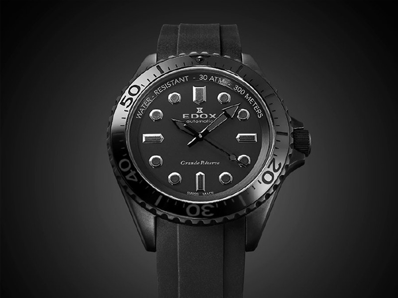 EDOX ｜ ネプチュニアン グランデ リザーブ オールブラック 日本限定モデル