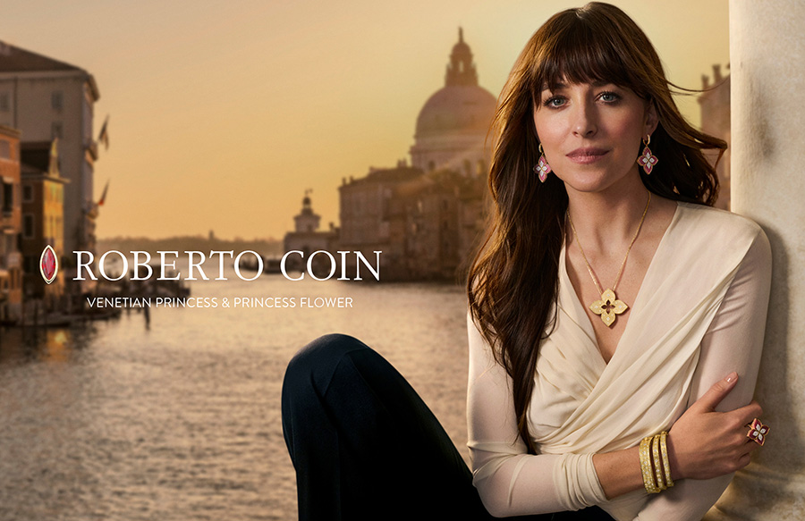 ロベルトコインのダイヤモンド付きプリンセスフラワーリング