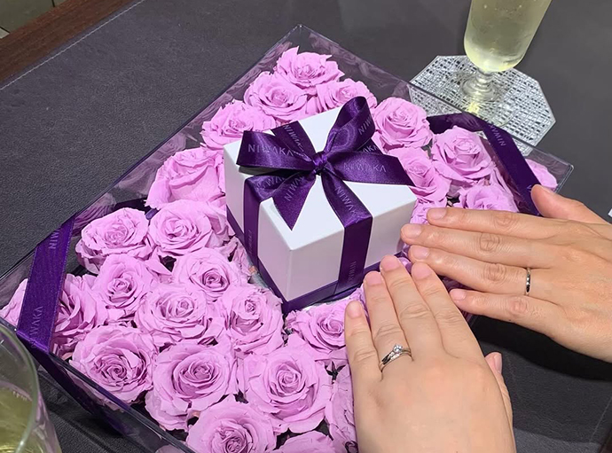 婚約指輪TOMIYA BELL BLANCHE Faveur ダイヤモンドリング ティア