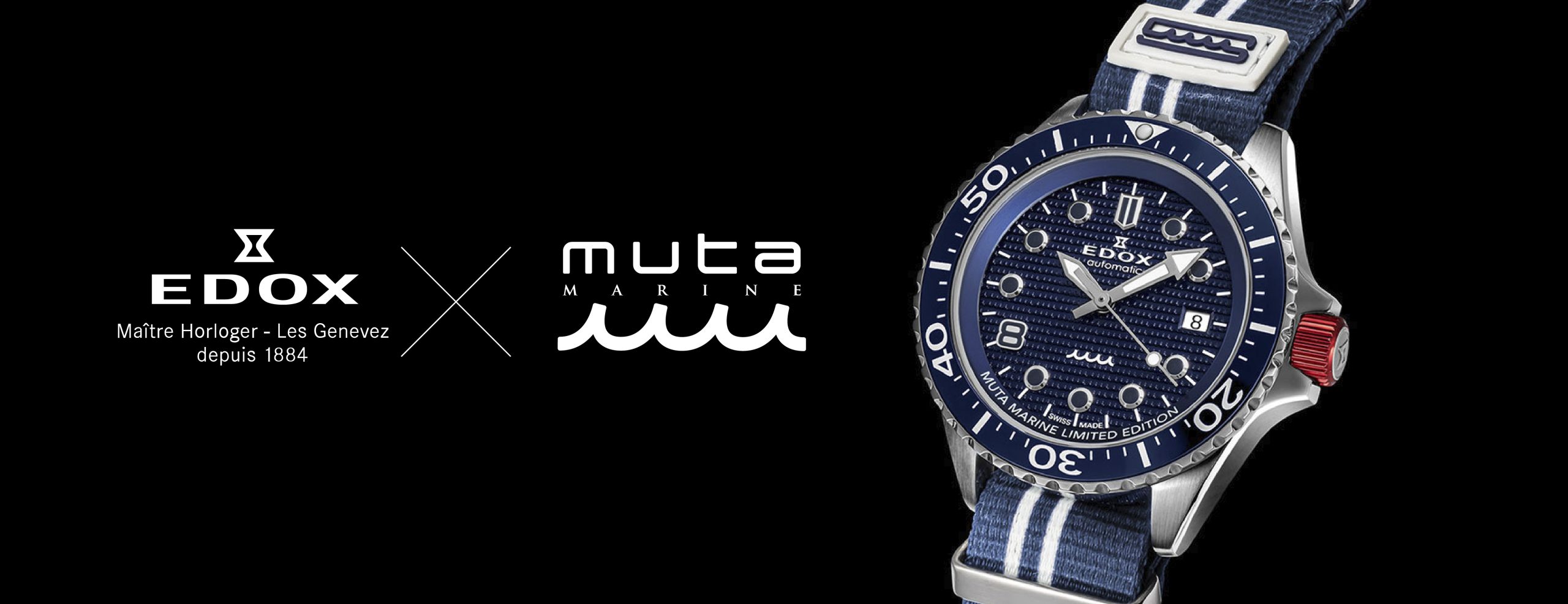 motikoto様【お待ち下さい】＊ご購入用 EDOX × muta コラボモデル日本限定が6月25日に発売 | 岡山の正規時計