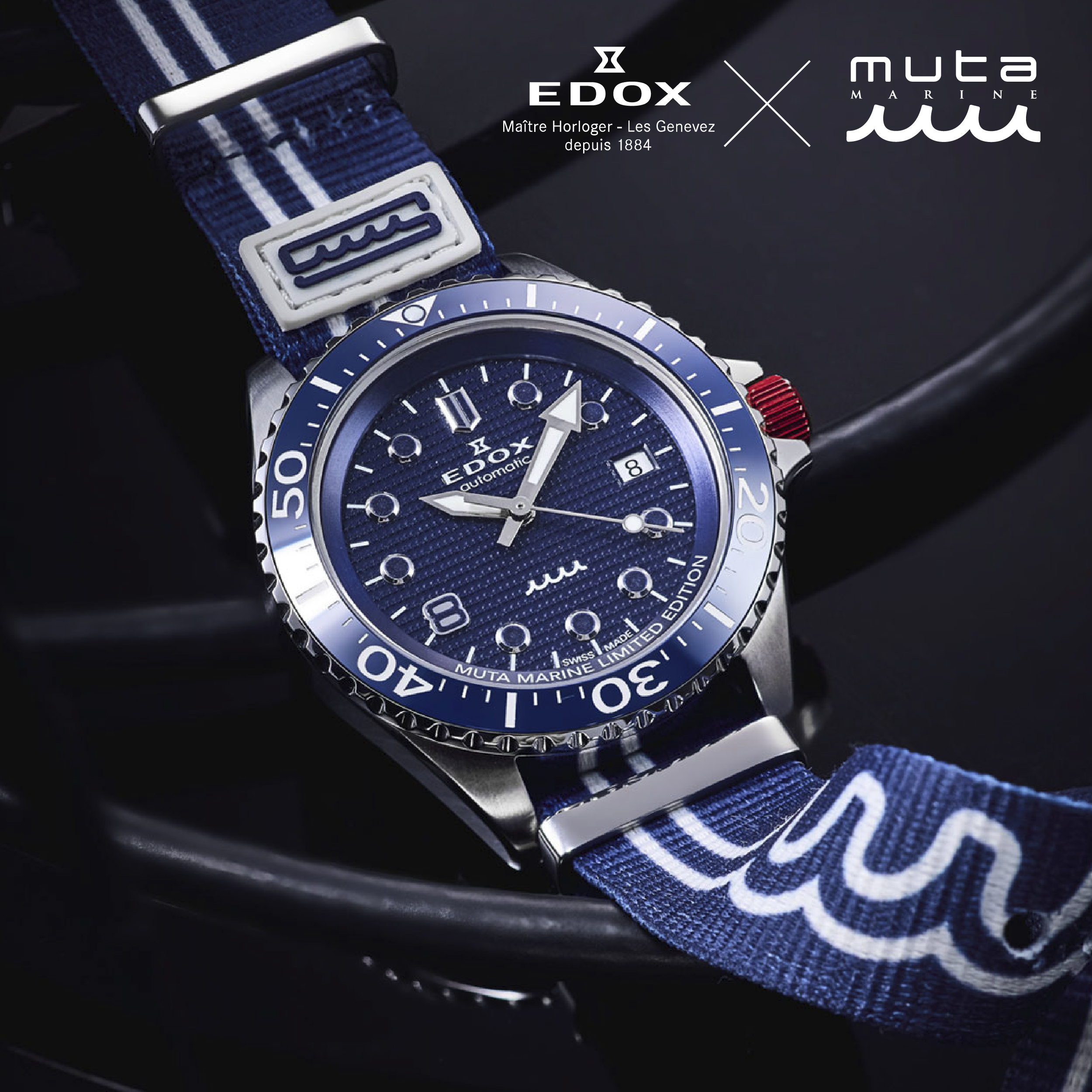 EDOX × muta コラボモデル日本限定が6月25日に発売 | 岡山の正規時計
